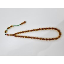 Zeyzun Usta İmzalı Sıkma Kehribar Tespih 9 X 12,5 Mm Beyzi Kesim