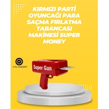 Partiler Ve Sosyal Medya İçerikleri İçin Etkili Kâğıt Atma Oyuncağı Kırmızı