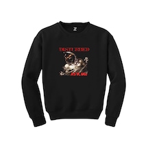 Disturbed Asylum Siyah Sweatshirt