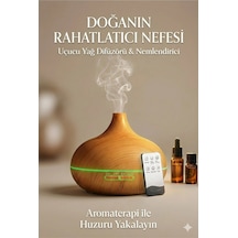 Aroma Difüzör Gece Işığı 7 Led Nemlendirici Kumandalı 550 Ml Buhar Makinesi