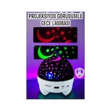 Gece Lambası Renkli Yıldızlı Gökyüzü Projeksiyon Gece Tavan Yansıtma Diğer