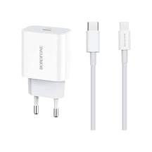 20w Pd Type-c Hızlı Şarj Adaptörü İphone 12 13 14 Uyumlu Akıllı Güç Dağıtımı, Aşırı Akım Koruma, Kompakt Tasarım, Ev Ve Ofis Uygun Şarj Başlığı Usb C - Lightning Kablo Ba38aplus