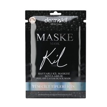 Dermokil Soyulabilir Havyarlı Siyah Kil Yüz Maskesi 15 ml