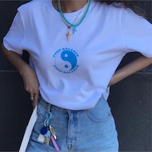 Kalic Studio Find Balance T-shirt Beyaz