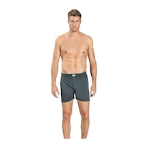 Jiber Erkek Füme Havlu Kemer Pamuklu 6'Lı Boxer 127