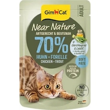 Near Nature Ezme Tavuklu Ve Alabalıklı Pouch Yetişkin Kedi Konservesi 85 Gr