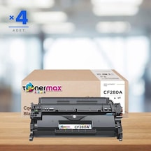 Hp Laserjet Pro 400 M401d Uyumlu Toner Çipli Cf280a 4'lü 2.700 Sayfa