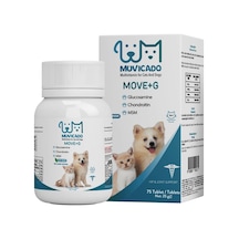 Muvicado Kedi Köpeklerde Eklem Sağlığı Destekleyici Glukozamin 75 Tablet