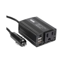 Geeksen İnvertör 150w Araba İnvertörü 12v İla 110v Modifiye Sinüs Dalgası Güç Dönüştürücüsü Otomo Siyah