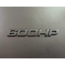 600 Hp Piano Black Bagaj Yazısı 3m 3d Abs Mercedes 508