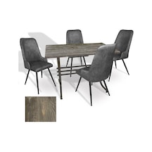 Japon - Çırağan Masa Takımı - 70x120 Werzalit, Wermodin Ve Allzalit Tabla - Old Pine - Füme Çok Renkli