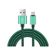 Snapbuy İphone Uyumlu Xs Max/xr/x/8/7, Redmi, Samsung S7/s6 İçin Hızlı Şarj Kablosu 10a/9a/6a/5a Green2m