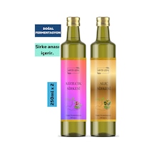 Alıç Sirkesi Ve Kızılcık Sirkesi 250 Ml + 250 Ml - Doğal Fermente