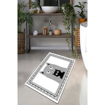 MOM CAT DJT 70X120 CM Banyo Halısı Banyo Paspası