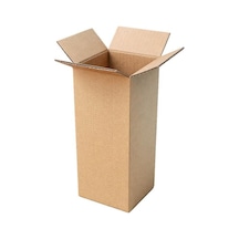 15x15x30 Cm Çift Oluklu Dopel Koli - Şişe, Termos Ve Hassas Obje Kutusu