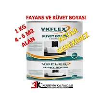 VKFLEX FAYANS VE KÜVET BOYASI POLİÜRETAN BEYAZ 1 KG SET