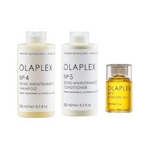 Olaplex No:4 Şampuan 250 Ml+no:5 Bakım Kremi 250 Ml+no:7 Bakım Yağı 30 Ml