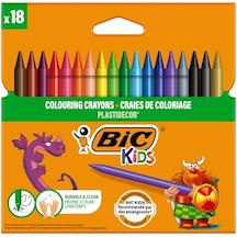 Bıc Plastidecor Elleri Kirletmeyen Pastel Boya, 18'li Kutu, Elleri Boyamaz, 30 Aydan Büyük Çocuklar İçin İdeal 103 Ivory