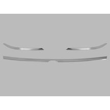 As Aktif Volkswagen Passat B8 Sd Far Üstü Çıta 3 Parça 2015 Ve Üzeri Krom Paslanmaz Çelik