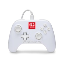 Powera Advantage Nintendo Switch 2 Lumectra Wired Pro Controller Kablolu Oyun Kolu Beyaz