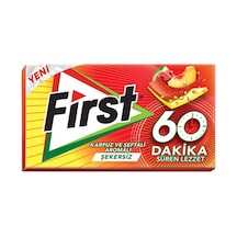 First 60 Dakika Sakız 27 G Karpuz&şeftali Ferahlatıcı Sakız 8'li Avantaj Paketi Mıchu