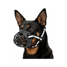 Valkyrie Köpek Ağızlığı Size 2 10-17 Kg Küçük Orta Irk Ayarlanabilir Nefes Alabilir Plastik Ağızlık