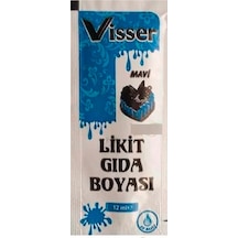 Visser Likit Gıda Boyası Mavi 12 ML