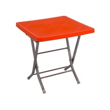 Mandella 80x80 Katlanır Ayaklı Masa Turuncu Diğer