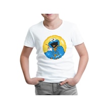 Lord Tshirt Kurabiye Canavarı Beyaz Çocuk Tshirt