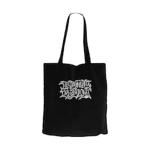 Brutal Truth Classic Siyah Kanvas Bez Çanta
