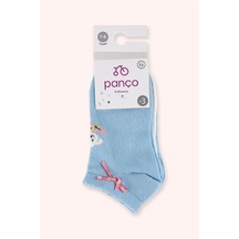 Panço Kız Çocuk 3'lü Patik Çorap Seti Renkli 2512GK11005