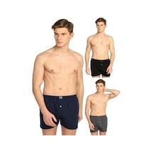 Tutku Erkek Karışık 12 Li Penye Düğmeli Boxer 001