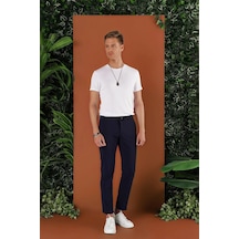 Efor P 1121 Slim Fit Lacivert Spor Pantolon Lacivert