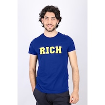 Rich Erkek Nakış Baskılı T-Shirt (485677025)