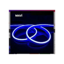 Ct-4555 12v Mavi Neon Led Flexible 5 Metre Dış Mekan