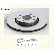 Ön Fren Disk Aynası Clıo Iıı-megane-modus-logan- 7701207795 Kale Balata Tfd-00047