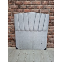 Emba Mobilya Papatya Tek Kişilik Baza Başlığı Açik Gri 120 CM