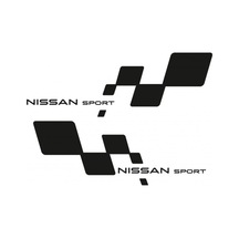 Nissan Sport Yan Kapı Için Çamurluk Sticker 2 Adet Sağ Sol