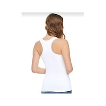 Tutku 0145 Kadın Elastan Spor Atlet Tekli beyaz