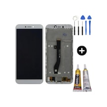 General Mobile Gm 8 Go Uyumlu Çıtalı A Kalite Lcd Ekran Dokunmatik Beyaz + Montaj Seti