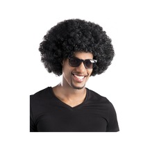 Siyah Renk Kıvırcık Afro Bonus Parti Peruğu Diğer