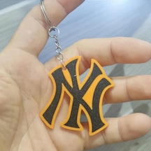 New York Baseball Sevimli Figür Karakter Anahtarlık Çok Renkli