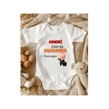 Lupi Babaanne Yazılı Bebek Zıbın % 100 Pamuk 15 ekru
