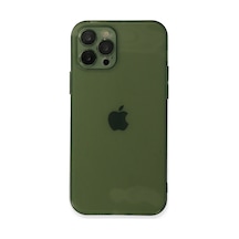 Apple iPhone Uyumlu  12 Pro Kılıf Fly Lens Silikon -  Yeşil