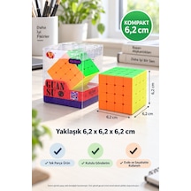 Moyu Guansu 4x4 Zeka Küpü Etiketsiz Hız Küpü Akıl Ve Beceri Oyuncağı 6.2 Cm
