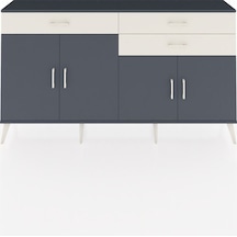 Arges Konsol 2 Raflı 3 Çekmeceli 4 Kapaklı 176x30x99 Antrasit-ant Antrasit-antrasit/aytaşı