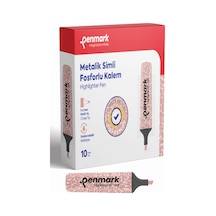 Penmark Fosforlu Kalem Metalik Simli Bronz Hs-505 14 Çok Renkli