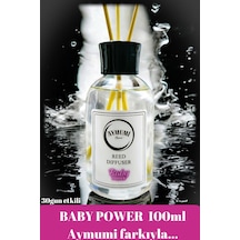 Bebek Pudralı Bambu Çubuklu Oda Kokusu Bambu Kokusu Baby Powder 100ml