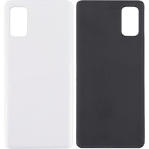 Samsung A41 Beyaz Uyumlu Arka Kapak Batarya Kapağı Pil Kapağı Beyaz