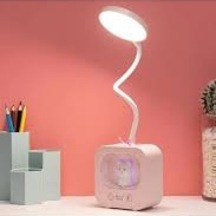 House Pratik Şarjlı Hp10 Figürlü Işıklı Masa Fanı Pembe